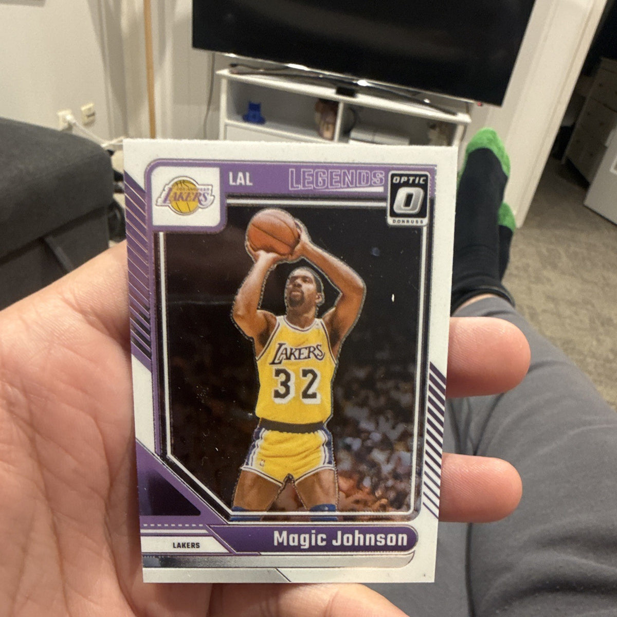 Panini 2024 25 Donruss Optic Magic Johnson Legends Insert #239 Lakers0