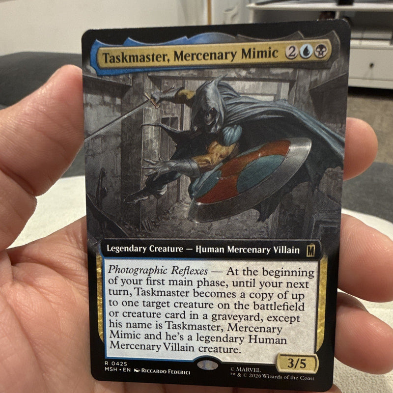 Magic: The Gathering Taskmaster, Mercenary Mimic Foil Rare 0425 Spider-Man0