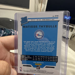Panini 2019-20 Donruss Rated Rookie Matisse Thybulle 76ers #2192