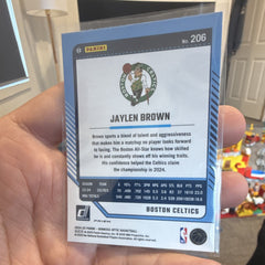Panini 2024-25 Donruss Optic Basketball Jaylen Brown Parallel #206 Celtics1