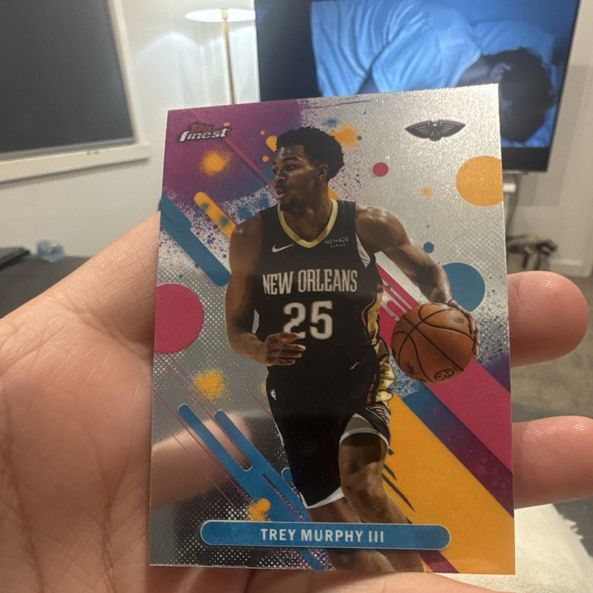 Topps Finest Trey Murphy III Parallel New Orleans Pelicans #96 24-25 NBA0