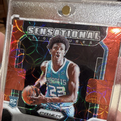 Panini Prizm 2021-22 Kai Jones Rookie Auto Sensational Signatures SS-KAI3