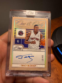2024 Panini One and One "The One & Only" Autograph Tracy McGrady0
