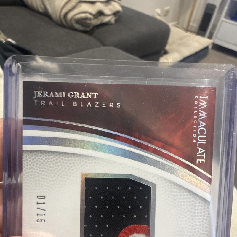 Panini Immaculate 2024 25 Jerami Grant Patch IVM JGP Portland 01/153
