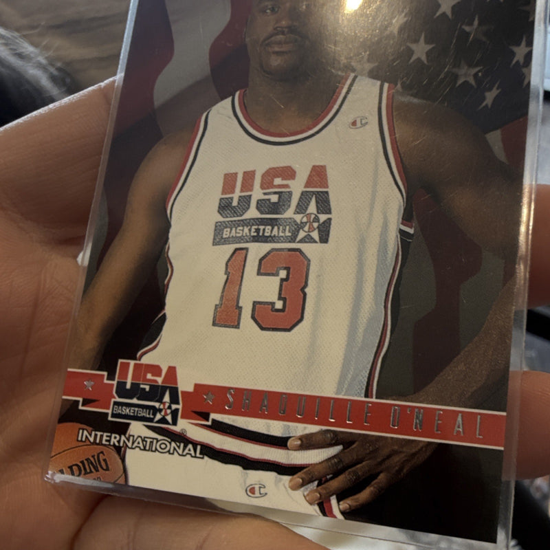 SkyBox 1994 USA Basketball International #67 Shaquille O'Neal Insert3