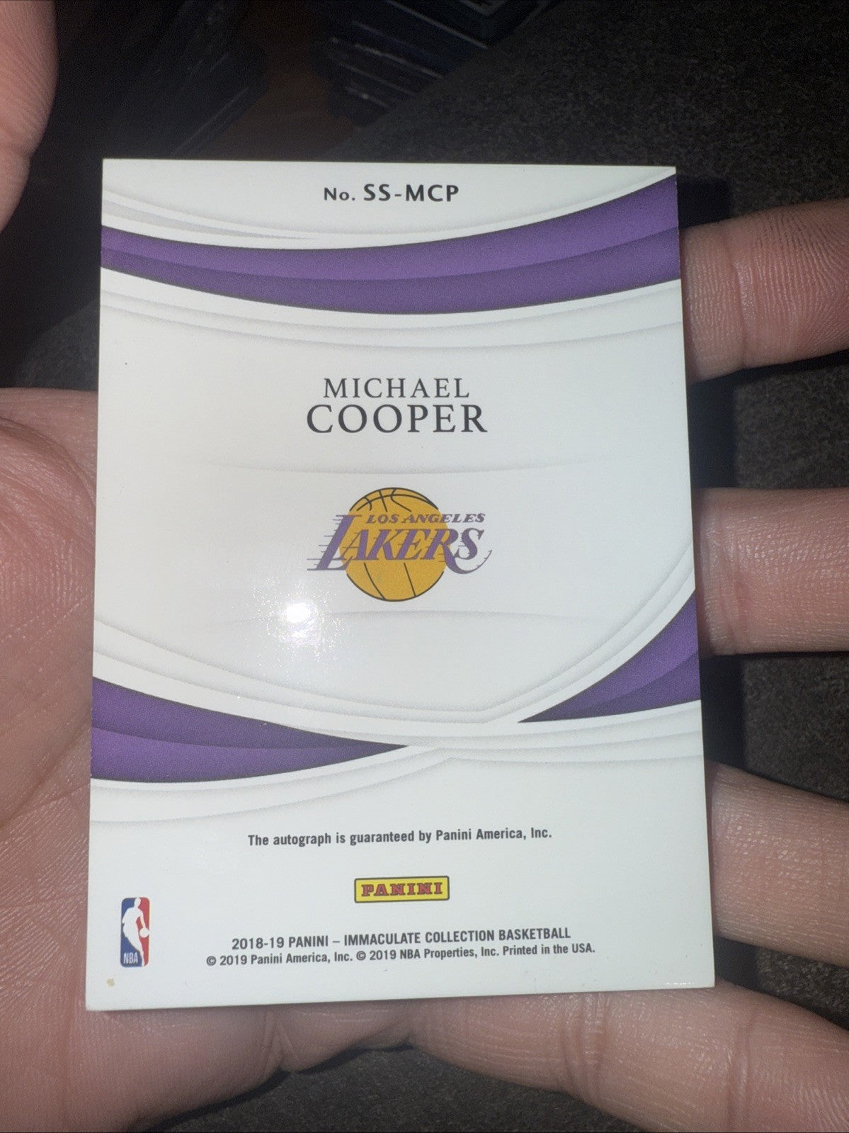 Michael Cooper Immaculate /993