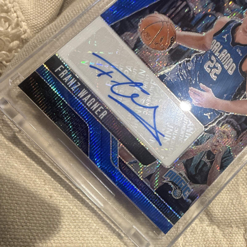 Franz Wagner Signatures in Orange SIO FWM Panini Prizm 2024 25 Auto3