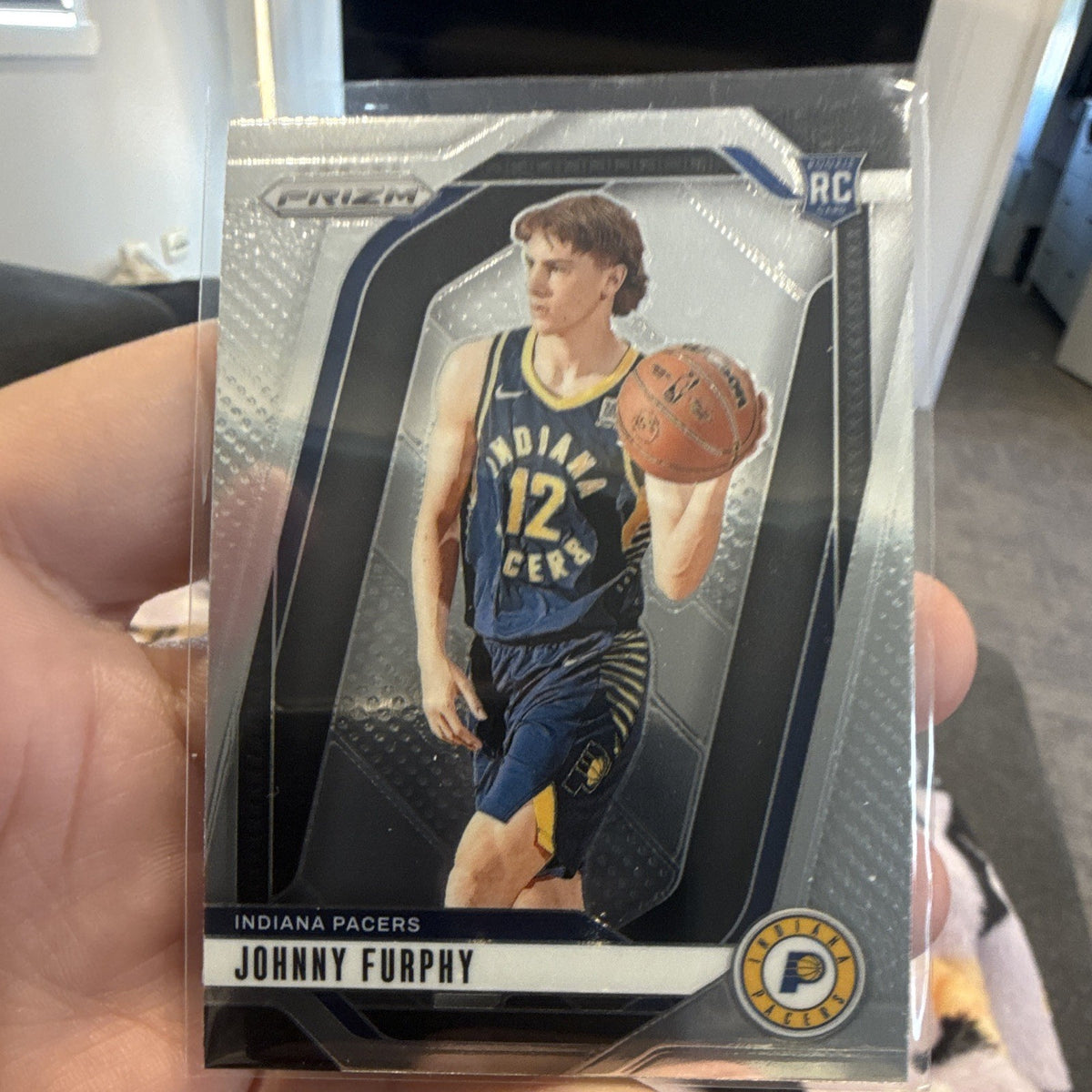 Panini 2024-25 Prizm Basketball Johnny Furphy Rookie RC #237 Indiana Pacers0