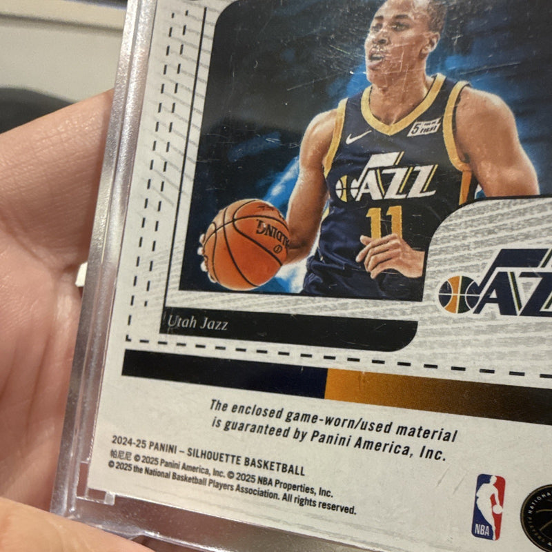Panini Dante Exum Threads THR-EXU 2024-25 Utah Jazz Memorabilia3