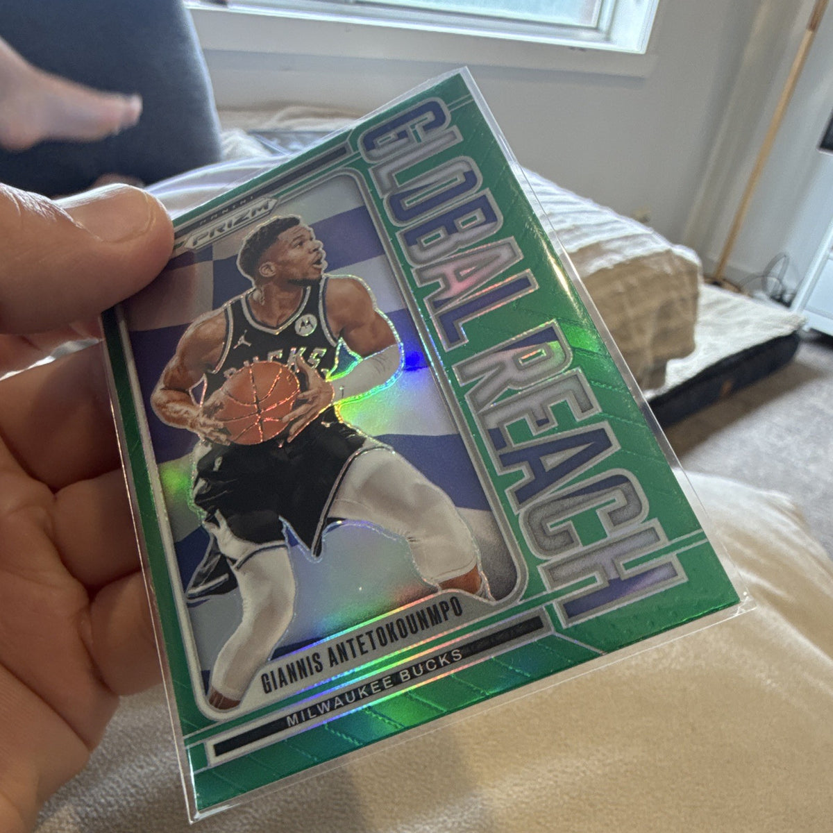 Panini Prizm 2024 25 Global Reach No. 4 Giannis Antetokounmpo Bucks3