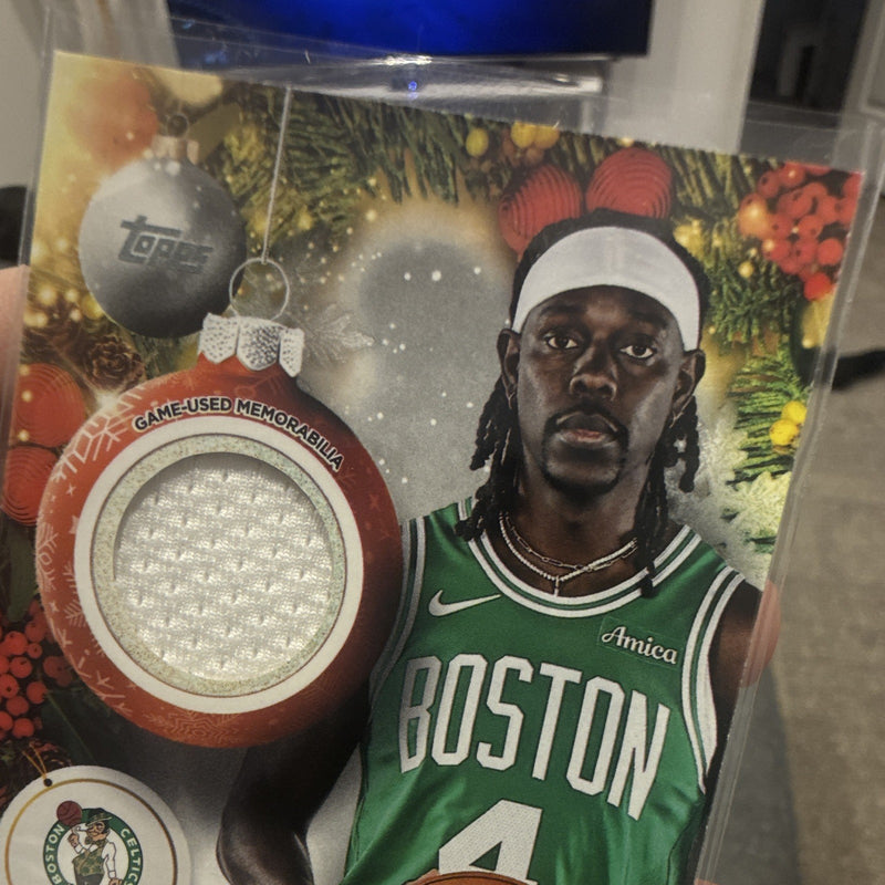 Topps 2025 Holiday Mega Basketball Jrue Holiday Celtics Player Relic PR JHO2