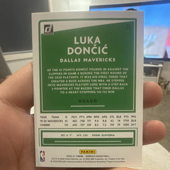 Panini Donruss 2020 21 Luka Dončić Green Holo Parallel #13 Dallas Mavericks1