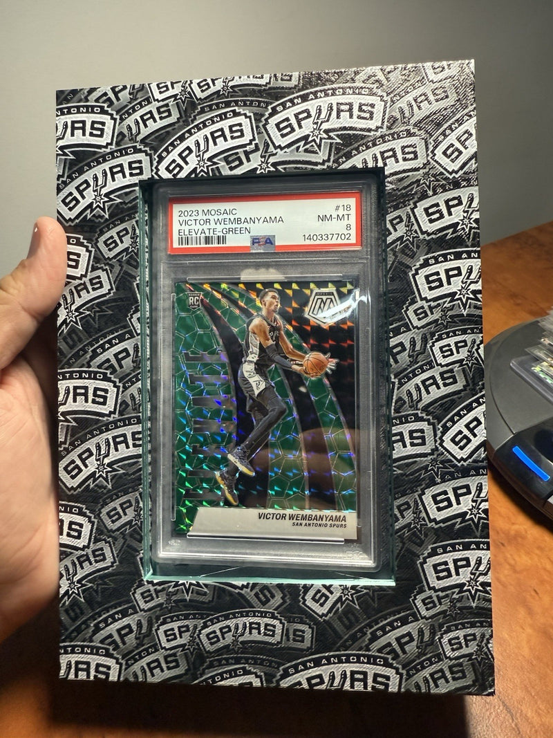 2023 Victor Wembanyama Rookie Mosaic with Custom Wemby Slab Display6