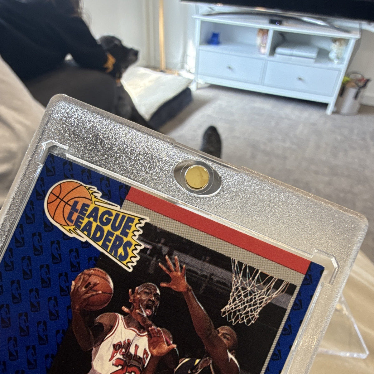 Fleer 1991 League Leaders Insert #220 Michael Jordan Chicago Bulls2