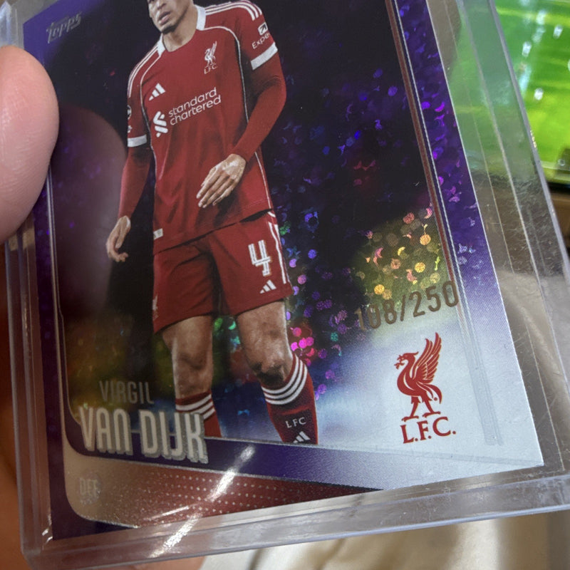 Virgil van Dijk Topps UEFA Champions League 79 Serial Numbered /2503