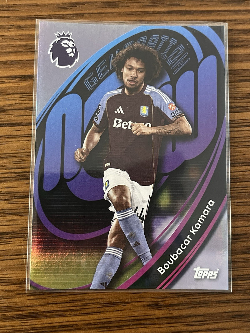 Topps Boubacar Kamara Generation Now #34 Topps Premier League 2025/261