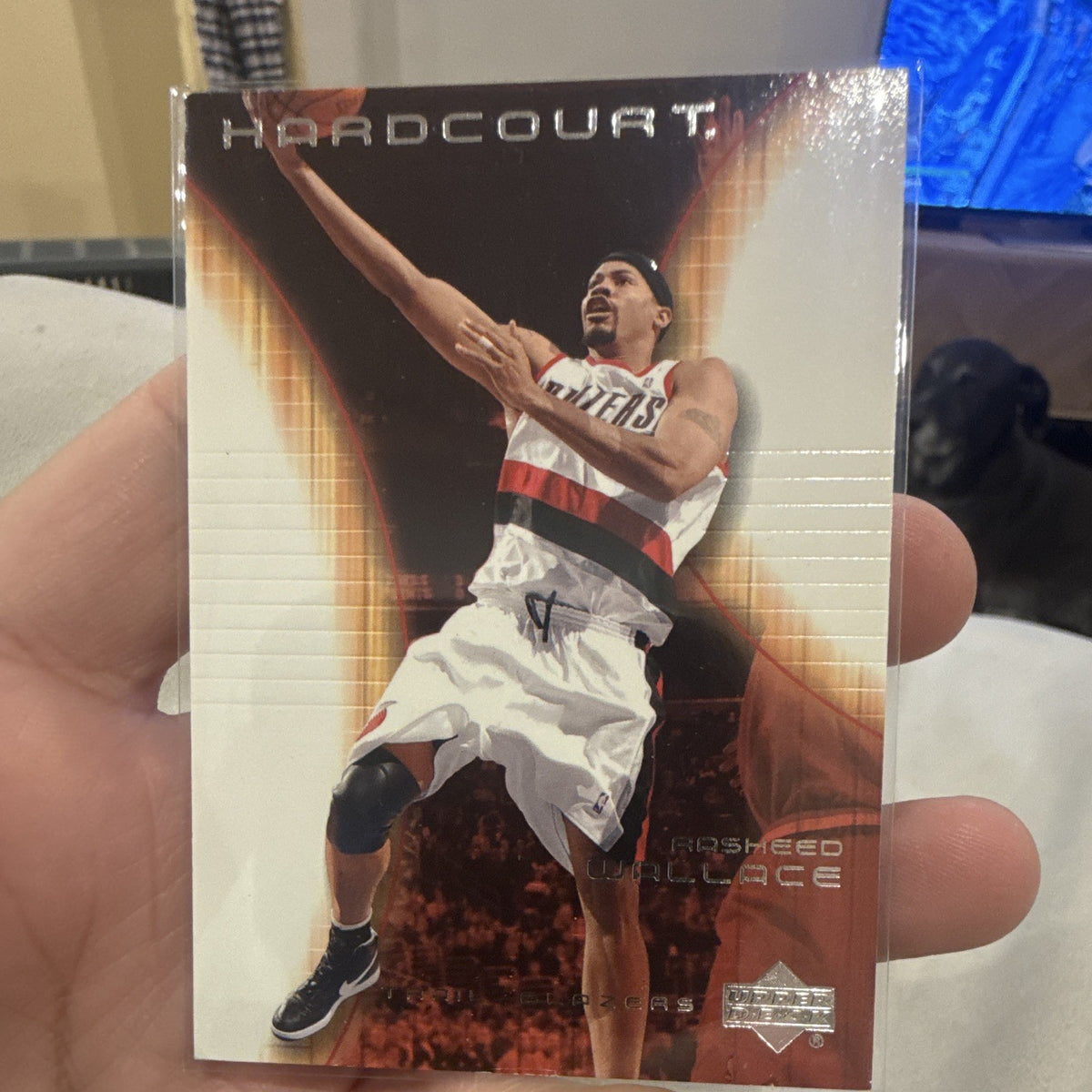 Upper Deck Hardcourt 2002 03 Rasheed Wallace Base Set 68 Trail Blazers0