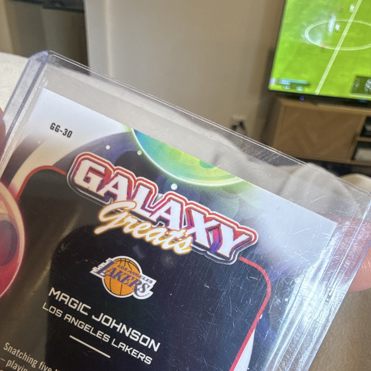 Topps Chrome Galaxy Greats GG 30 Magic Johnson Los Angeles Lakers Insert2