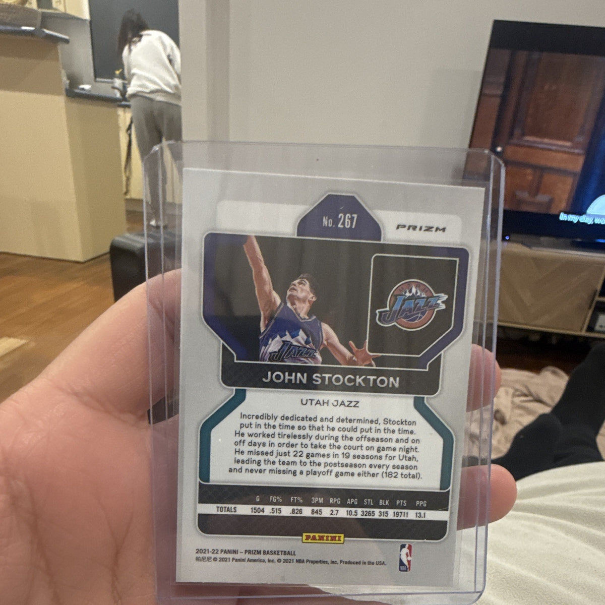 Panini 2021 22 Prizm Basketball John Stockton Utah Jazz #2671