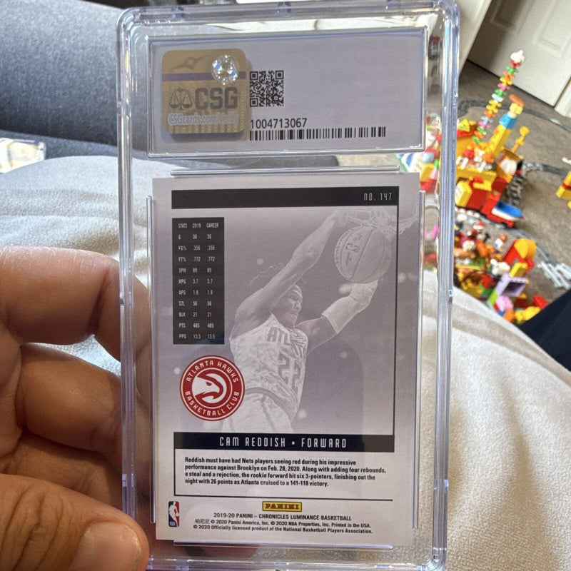 Panini Chronicles Luminance 2019 20 Cam Reddish Green RC #147 CGC 9.51