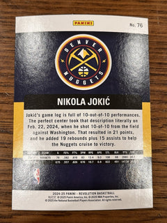 Panini 2024 25 Revolution Basketball Parallel/Variety Nikola Jokić 76 Nuggets2