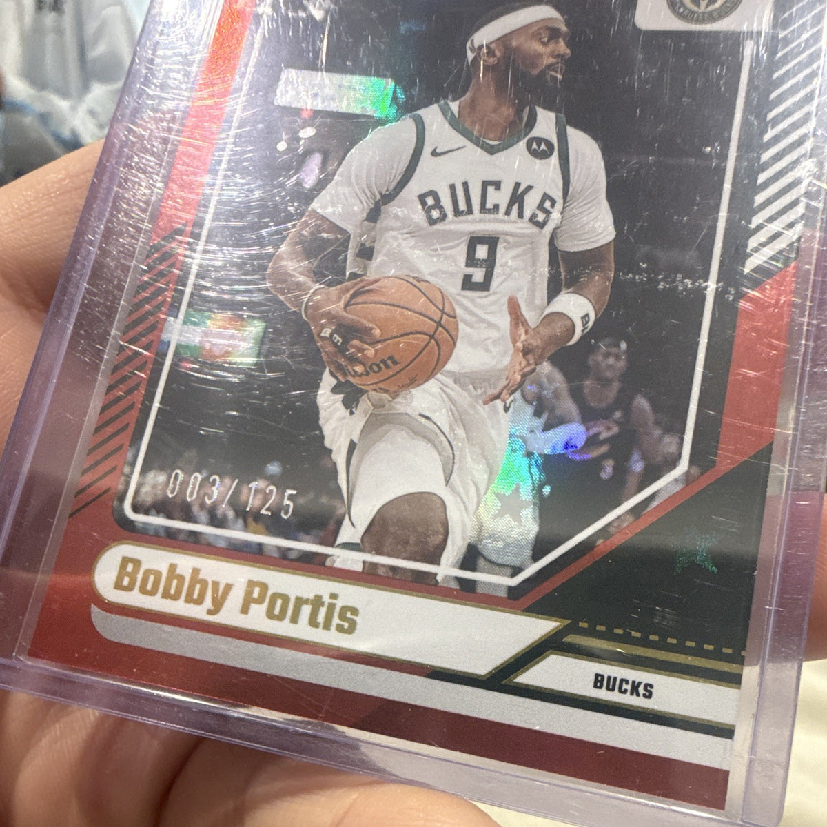 Panini 2024 25 Donruss Basketball Bobby Portis Red /125 #160 Bucks3