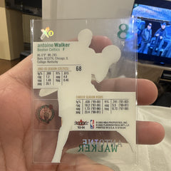 Fleer E X Hologram 2003 04 Antoine Walker Boston Celtics #8 NBA Card1