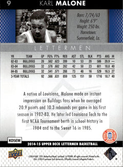 Karl Malone Base Upper Deck Lettermen 9 NM1