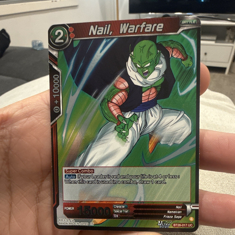Bandai Dragon Ball Super Nail, Warfare Frieza Saga BT28-017 UC Ultra Body Foil0