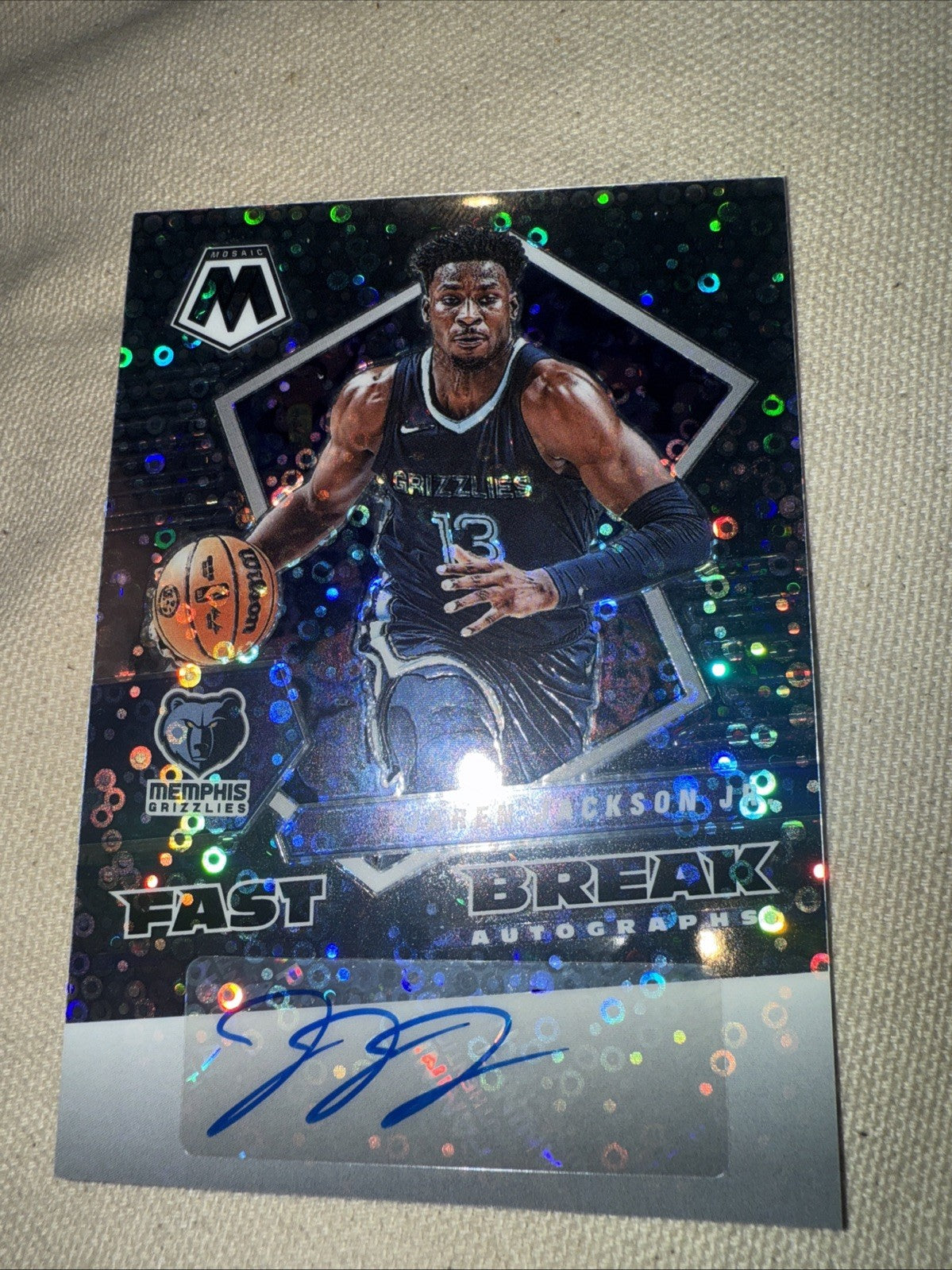 Jaren Jackson JR. Fast Break Autograph0