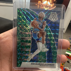 Panini Mosaic 2023 24 Shai Gilgeous Alexander Reactive Green No. 70