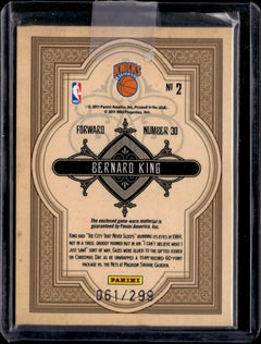 Bernard King Gold Mining Materials Panini Gold Standard    2 NM1