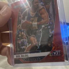 Panini Prizm 2024 25 Karl Malone Legends Red /88 #289 Utah Jazz3