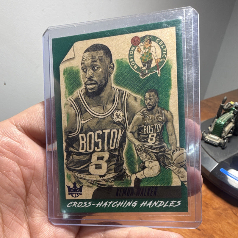 Panini Court Kings 2019 20 Kemba Walker Cross Hatching Handles No.6 19/990