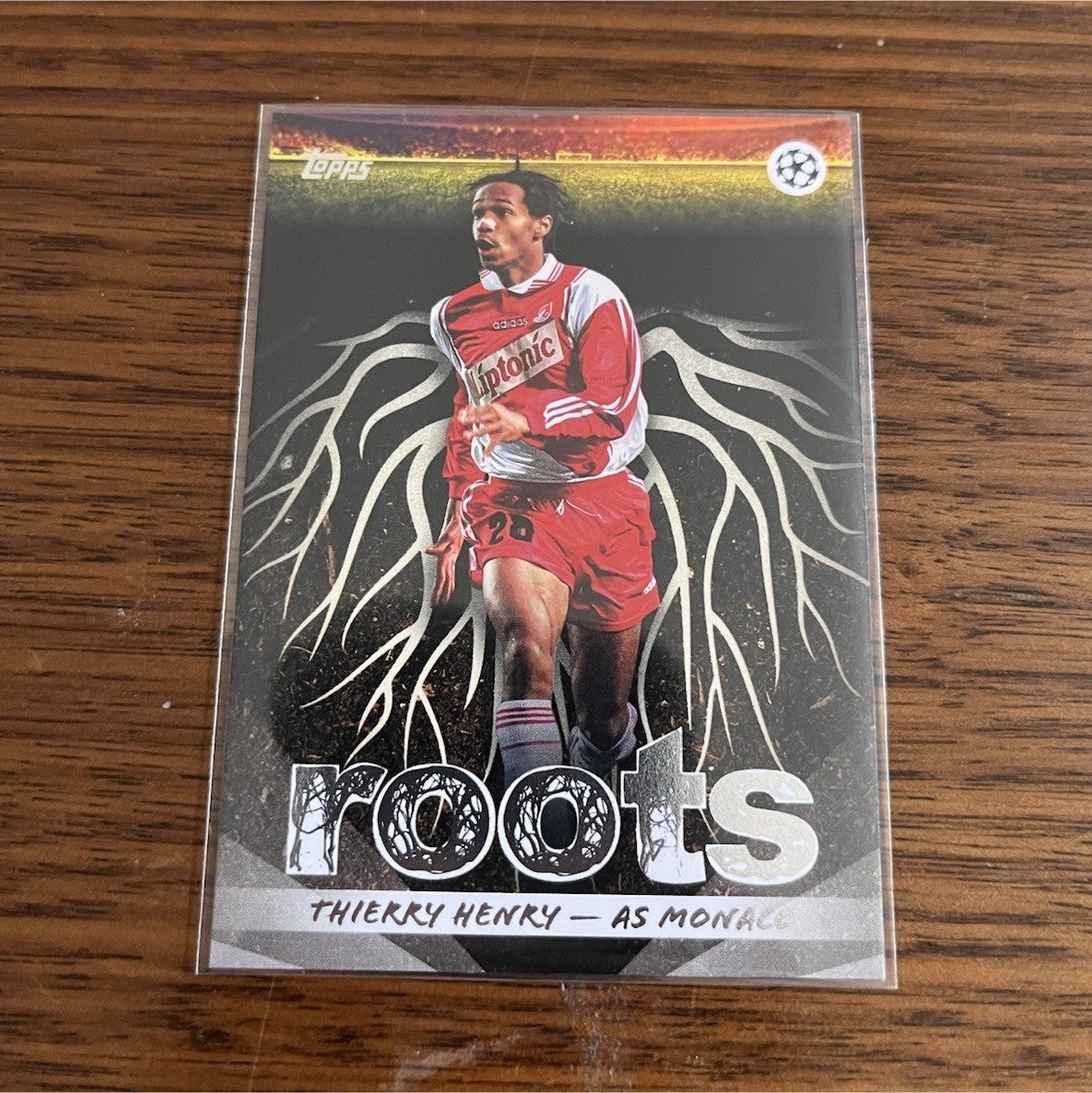 Topps Thierry Henry Roots RT 18 AS Monaco UEFA Champions League Insert0