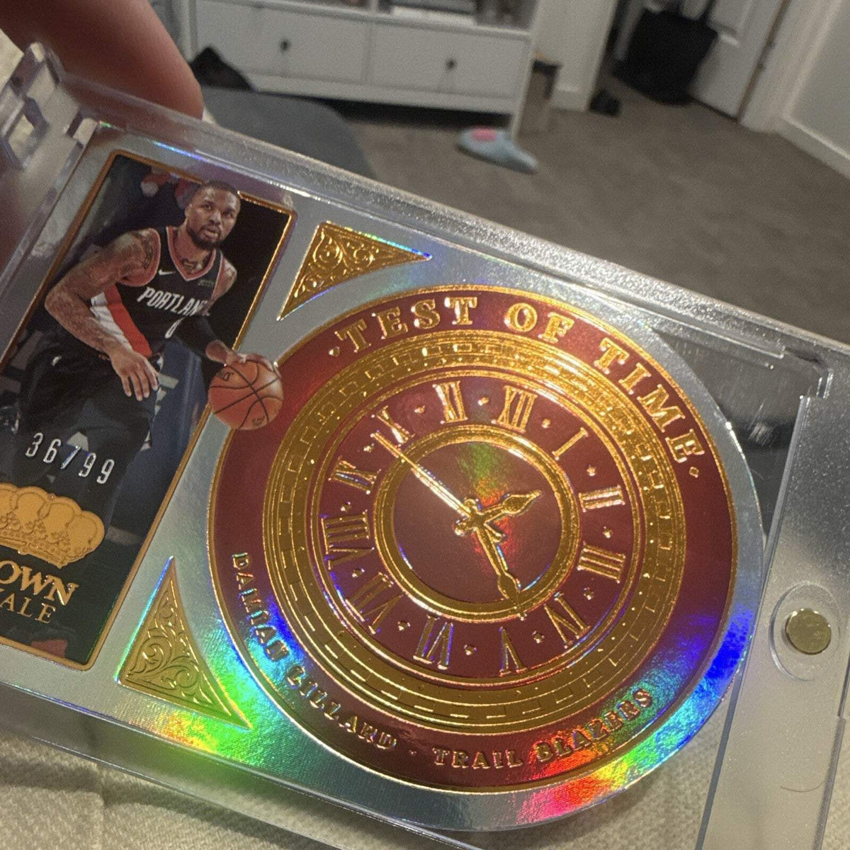 Panini Crown Royale 2021 22 Test of Time No.14 Damian Lillard 36/993