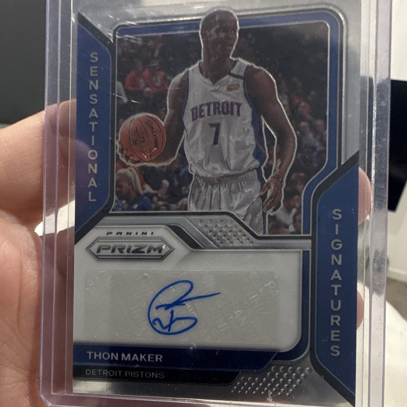 Panini Prizm 2020-21 Thon Maker Sensational Signatures Auto SS-THO0