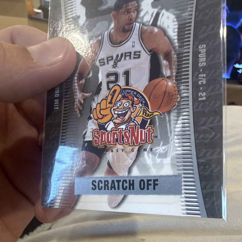 Upper Deck 2003 04 MVP SportsNut Scratch Off SN71 Tim Duncan Spurs Insert3