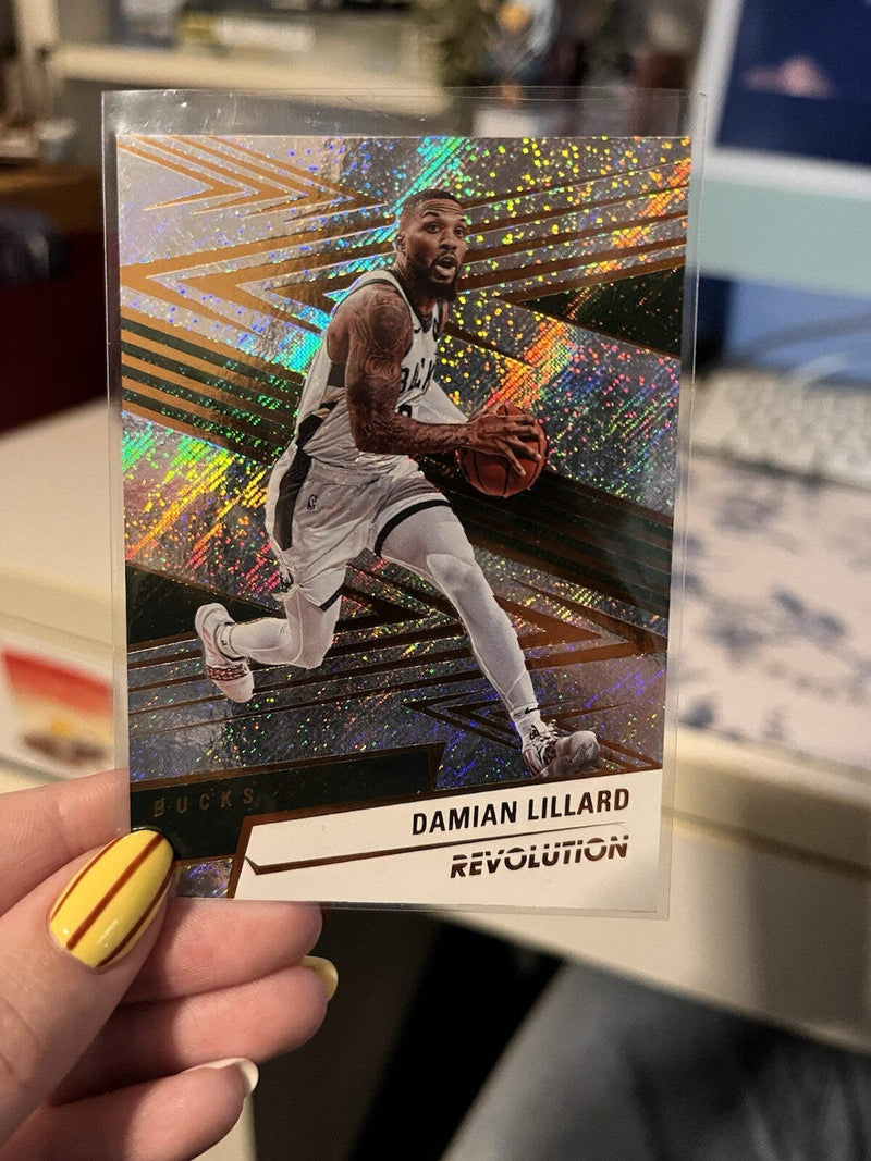 Panini Revolution Damian Lillard Insert Milwaukee Bucks #22 2024 25 NBA Card0