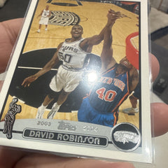 Topps 2003 04 David Robinson 50 San Antonio Spurs NBA Basketball Trading Card2