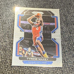 Panini Prizm 2021 22 Tyrese Maxey Base Set Philadelphia 76ers No. 280