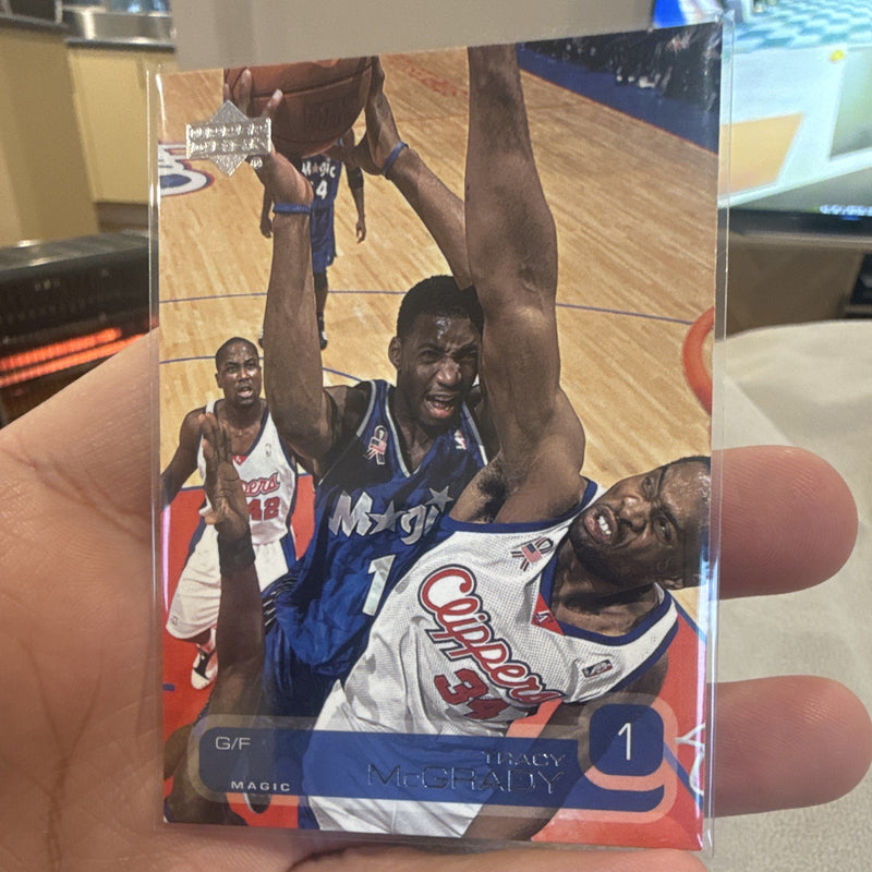 Upper Deck Tracy McGrady Draft Pick Orlando Magic NBA Card 117 20020