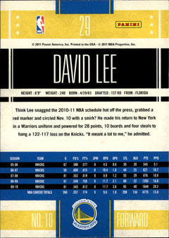 David Lee Base Panini Classics 29 NM1