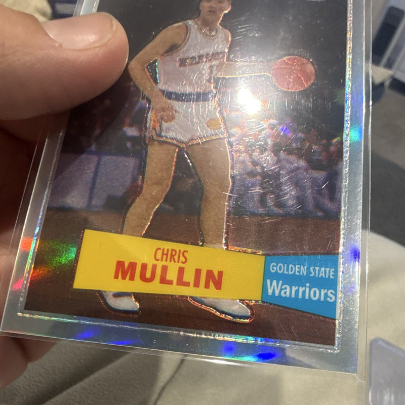 Topps Chrome Chris Mullin Golden State Warriors Refractor #82 744/9994