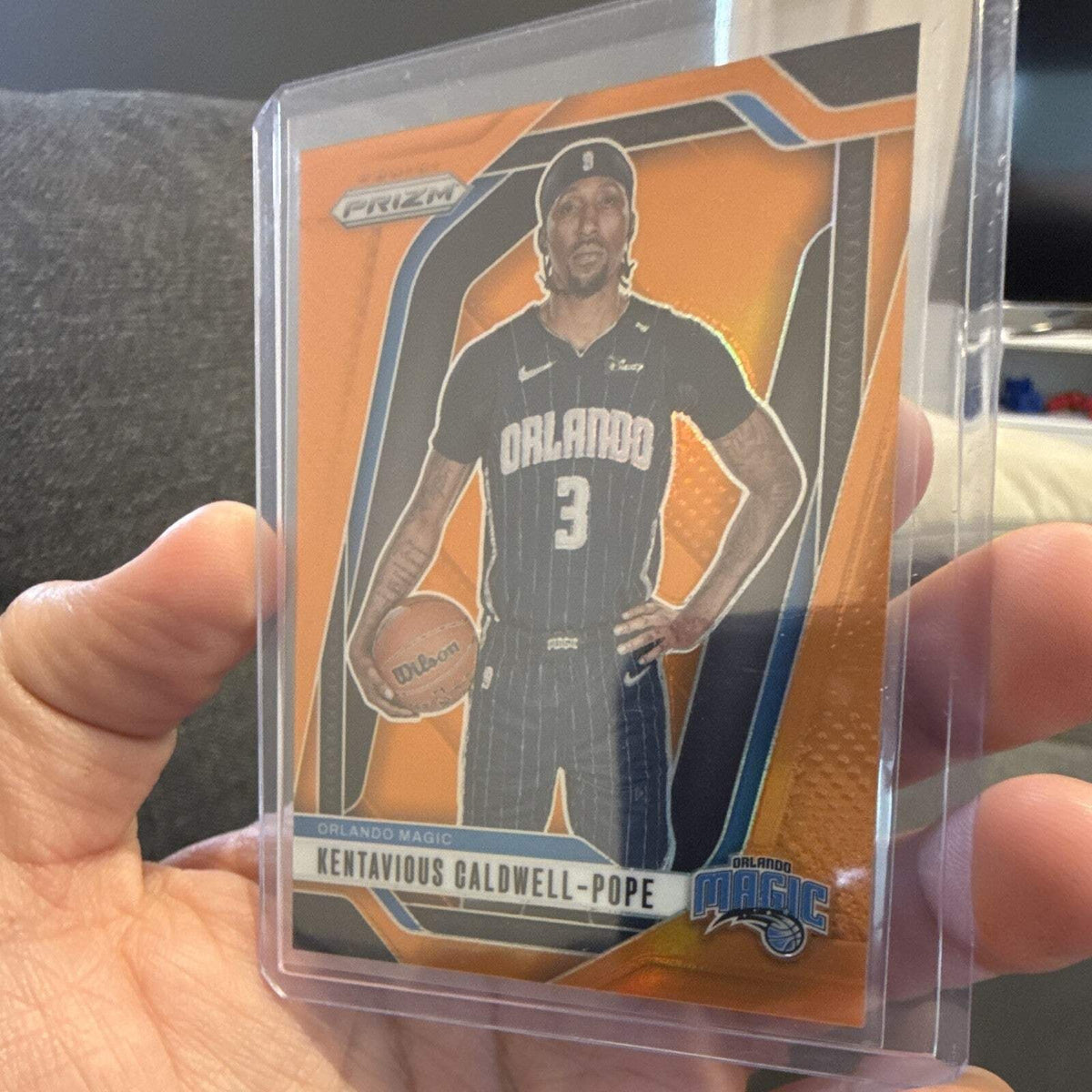 Panini Prizm 2024 25 Kentavious Caldwell Pope Orange Prizm #63 35/490