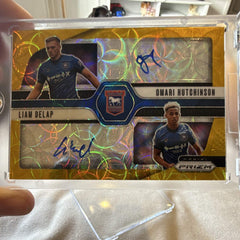 Panini Prizm Dual Signatures DS IT Delap Hutchinson 05/10 Auto0