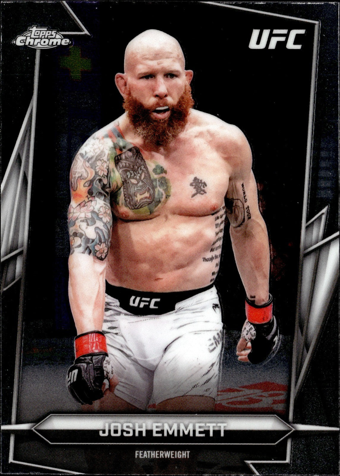 Josh Emmett Base 141 Topps Chrome NM0