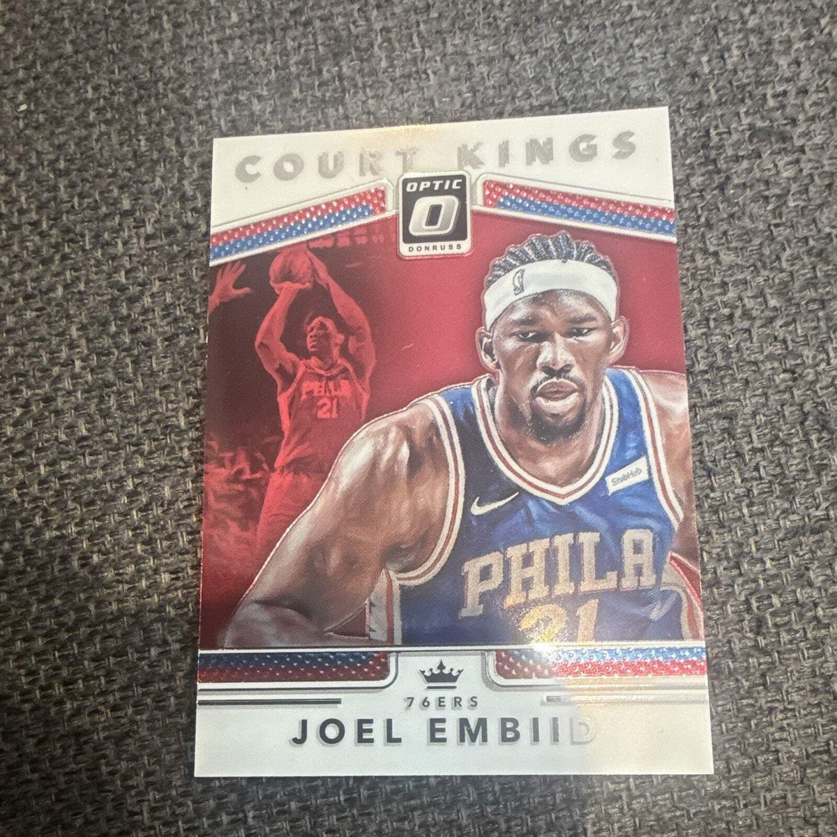 Panini Donruss Optic Court Kings Insert Joel Embiid #2 2017 18 76ers2