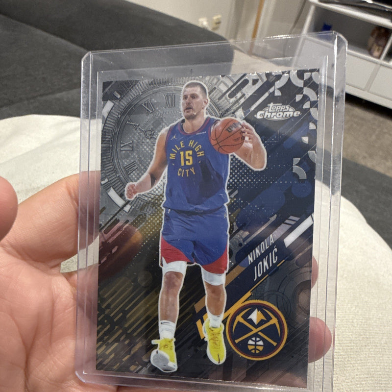 Topps Nikola Jokić GO TIME Insert GT-9 Topps Chrome Denver Nuggets 2024-250