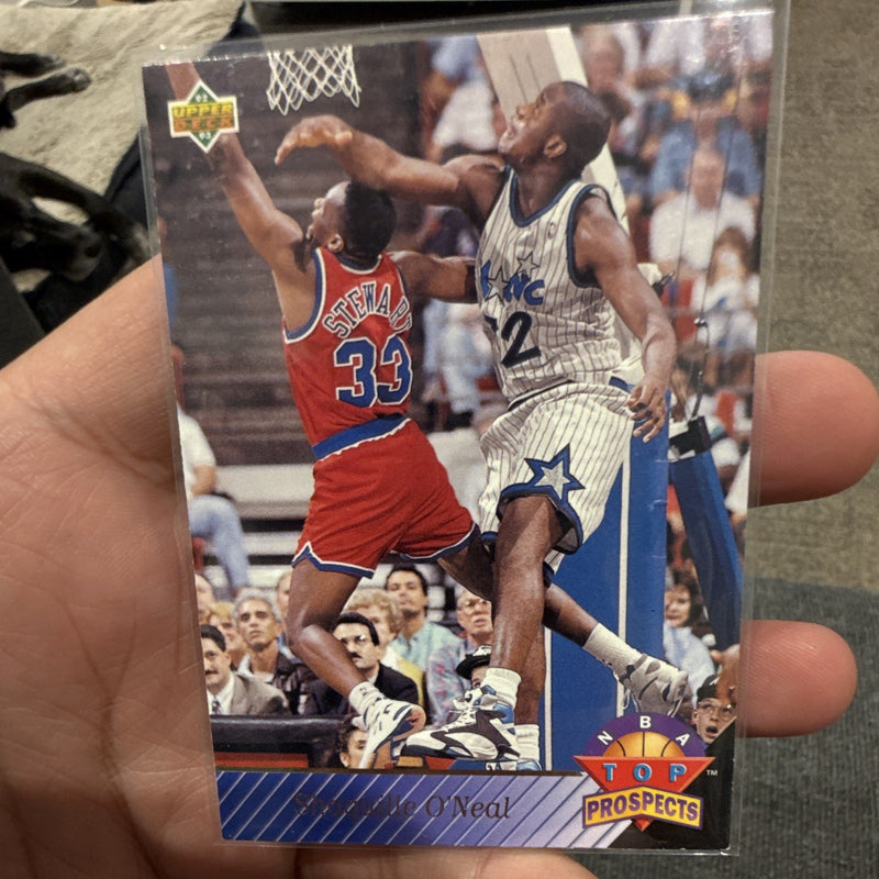 Upper Deck 1992-93 NBA Top Prospects Insert Shaquille O'Neal Magic #4740